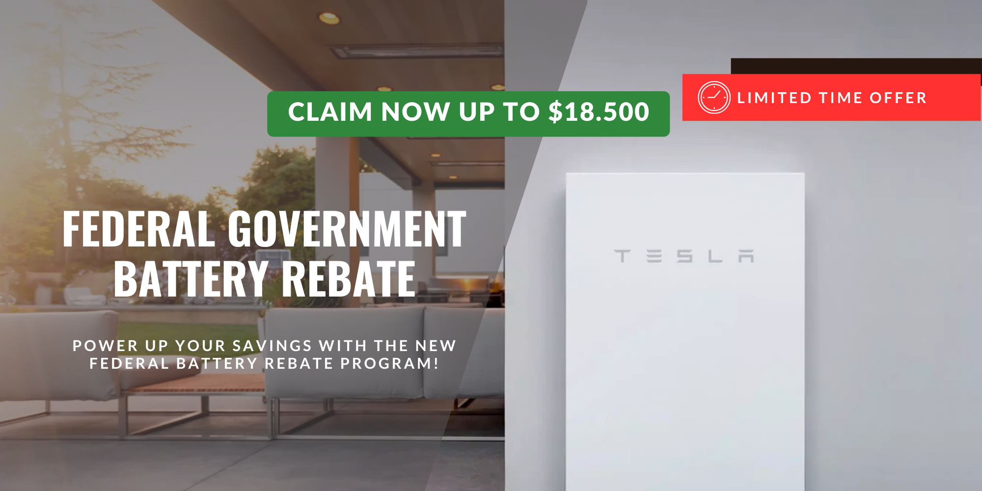 Power Up Your Savings with the New Federal Battery Rebate Program!