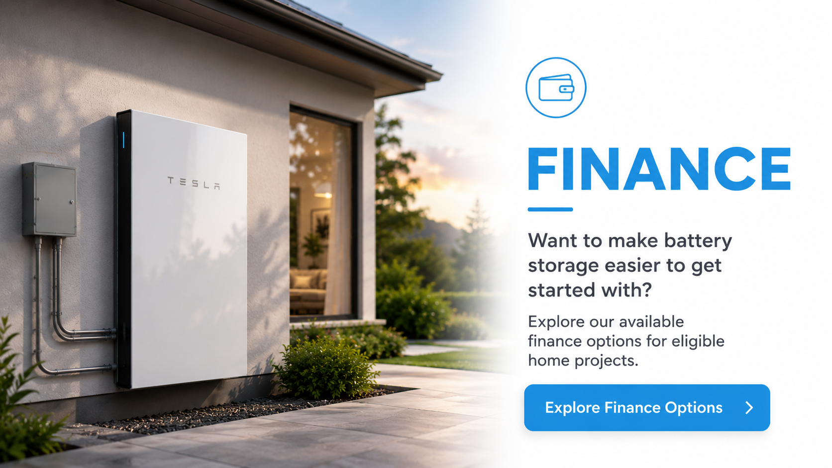 Explore our available finance options for eligible home projects