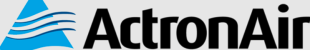 ActronAir logo: blue triangular graphic with curved lines and the word 'ActronAir' in bold black text.